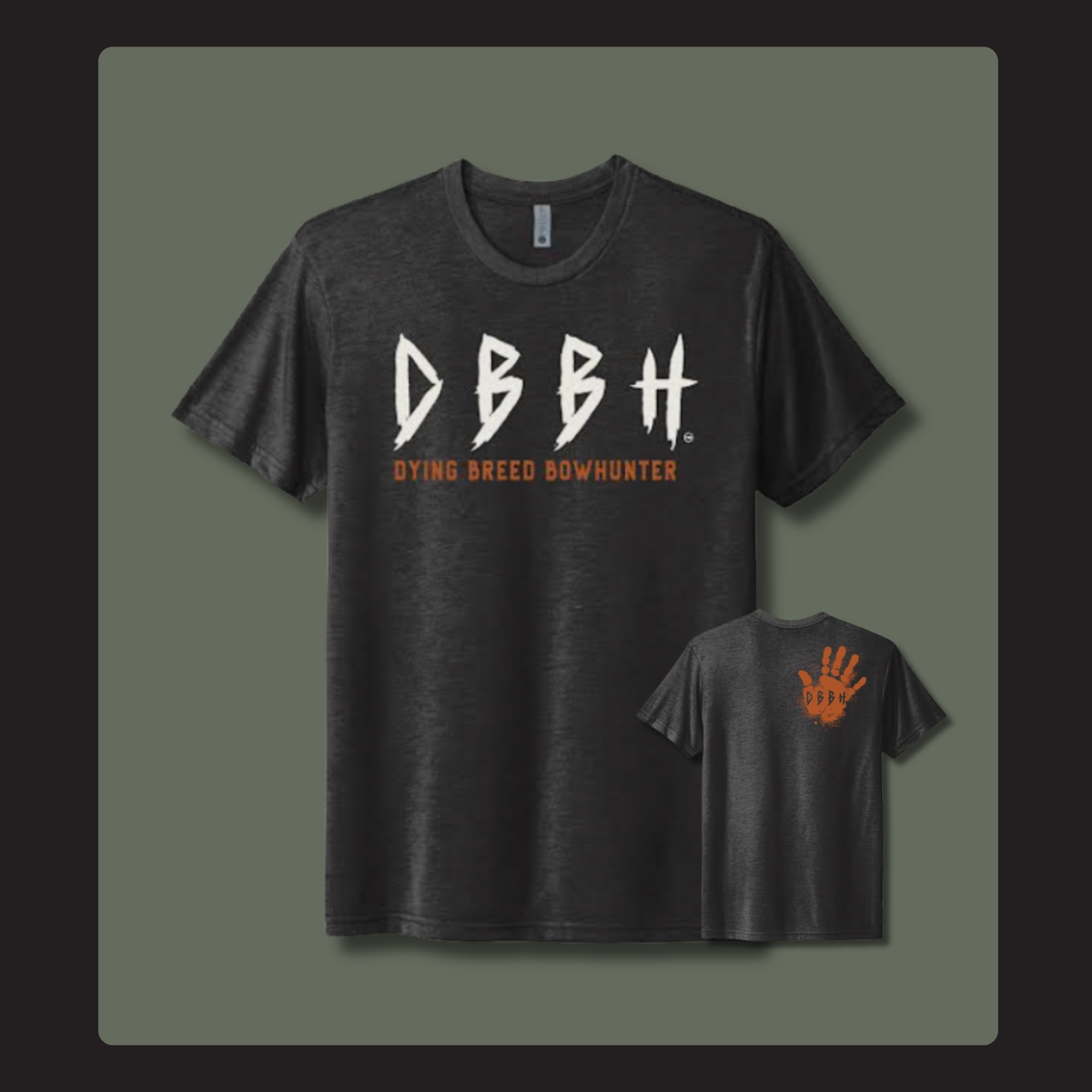 DBBH CARVED HANDPRINT T – DYING BREED BOWHUNTER BRAND